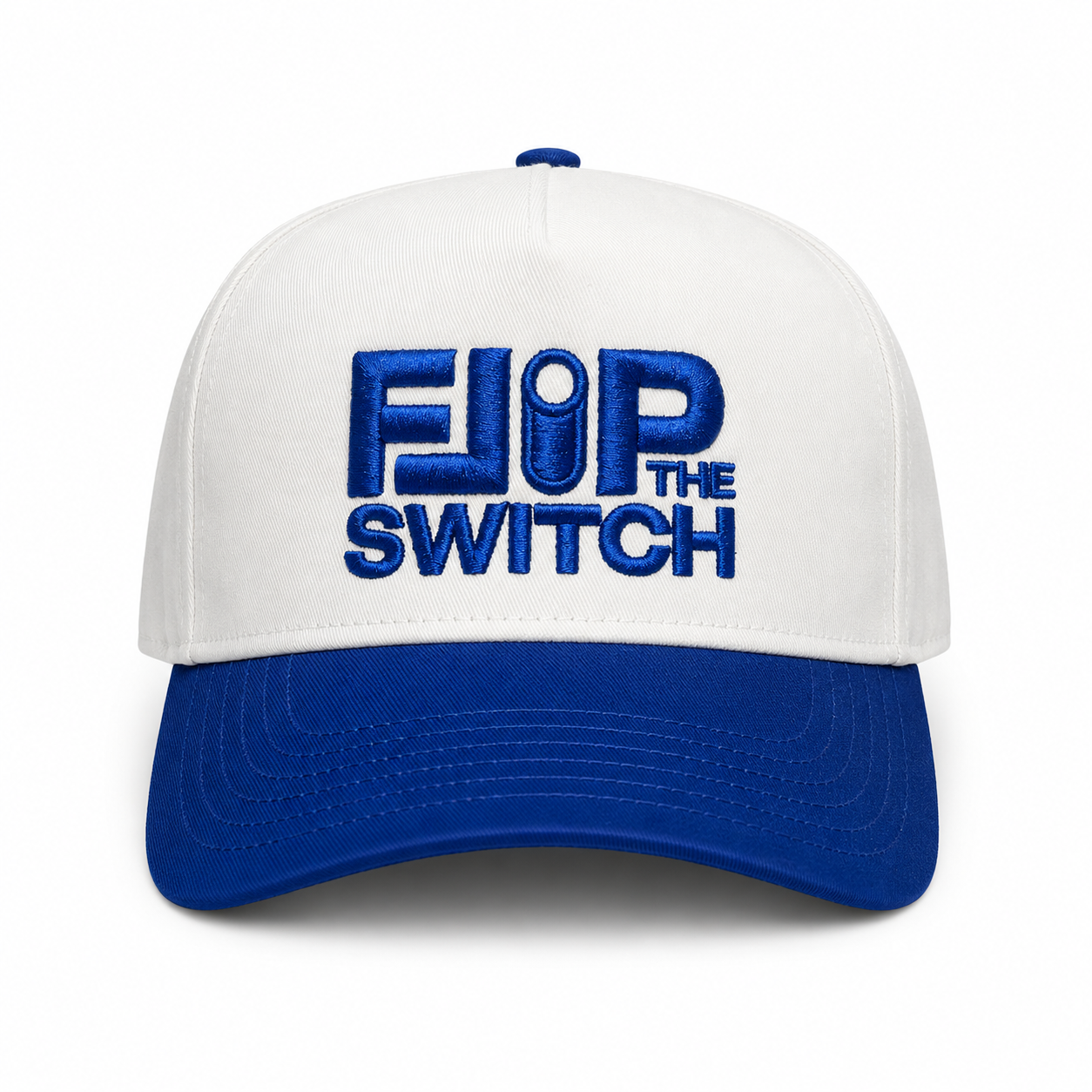 Flip the Switch Two Tone Hat Natural/Blue