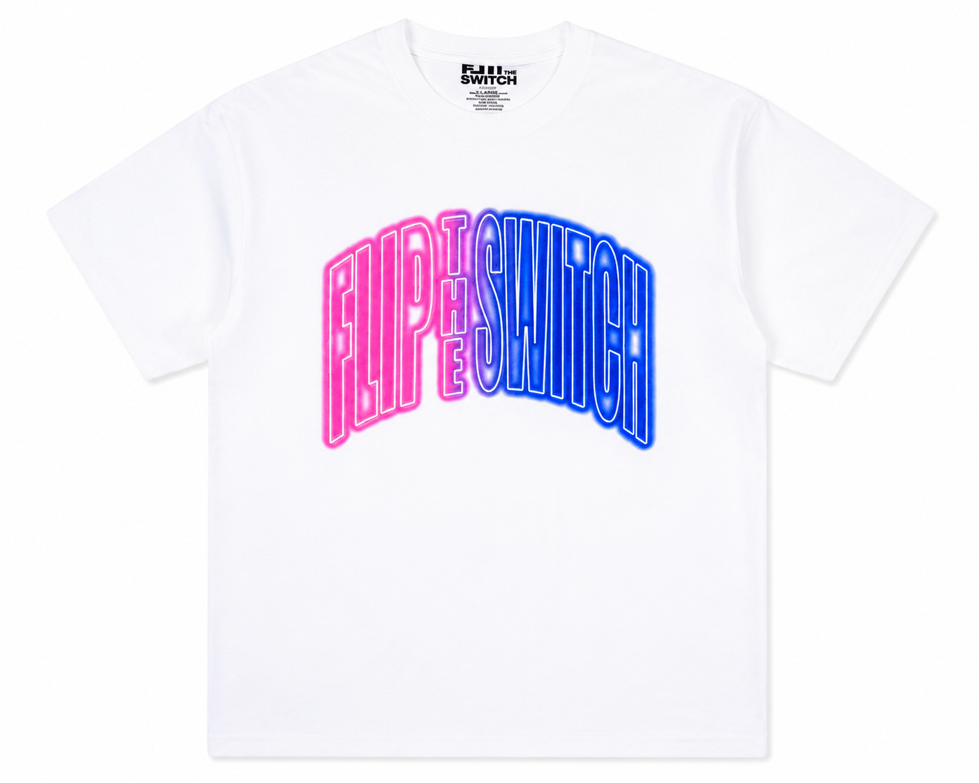Flip The Switch White Tee