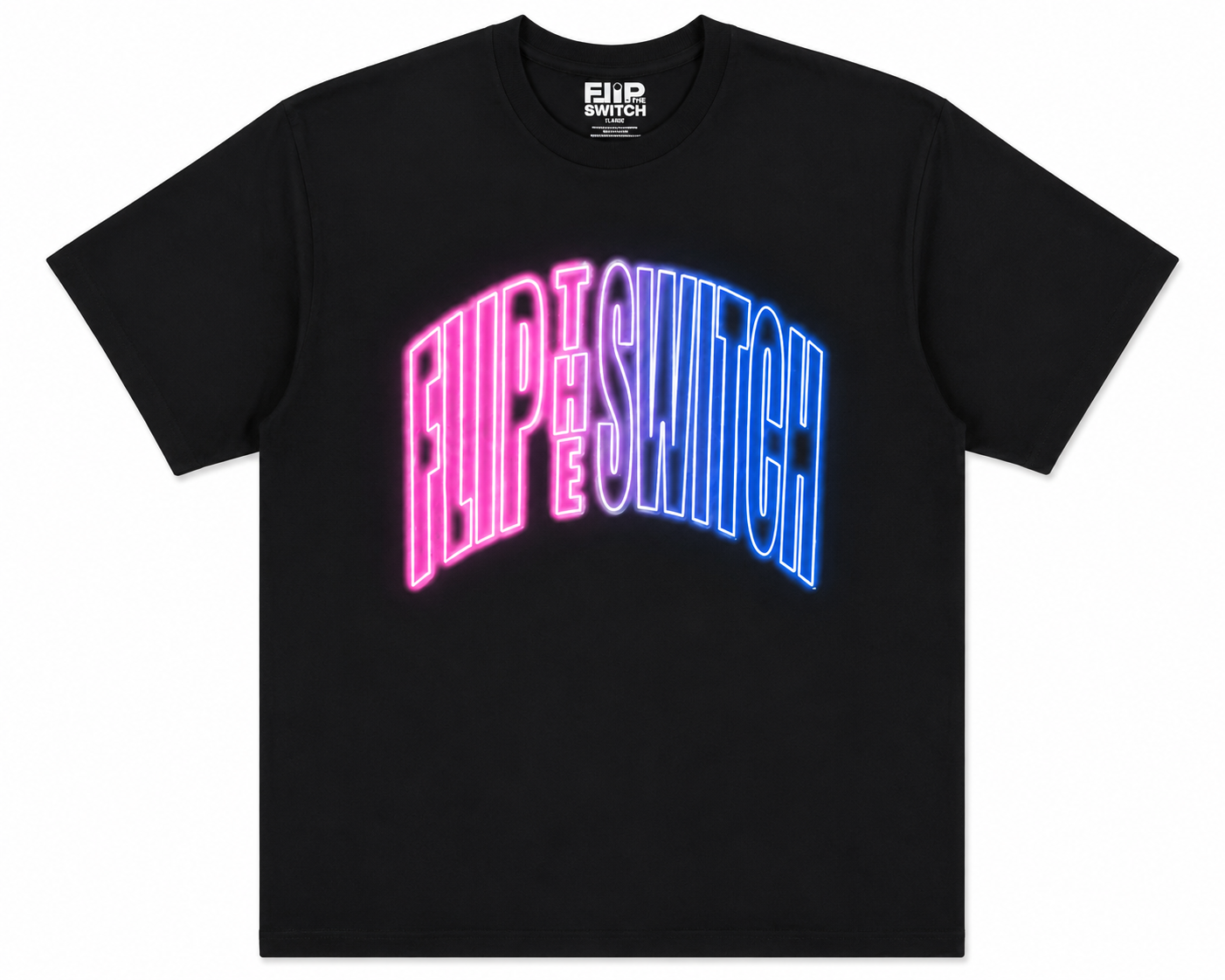 Flip The Switch Black Tee